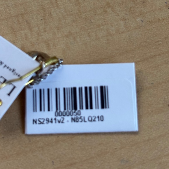 Lemoniq 30" Sterling Chain with Amber Swarovski Crystal Pendant - Picture 6 of 6